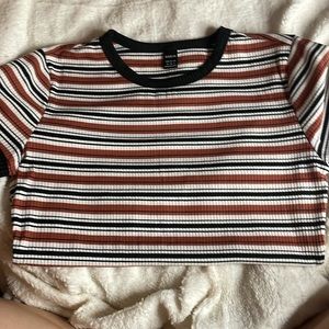 Strips colorful t-shirt.